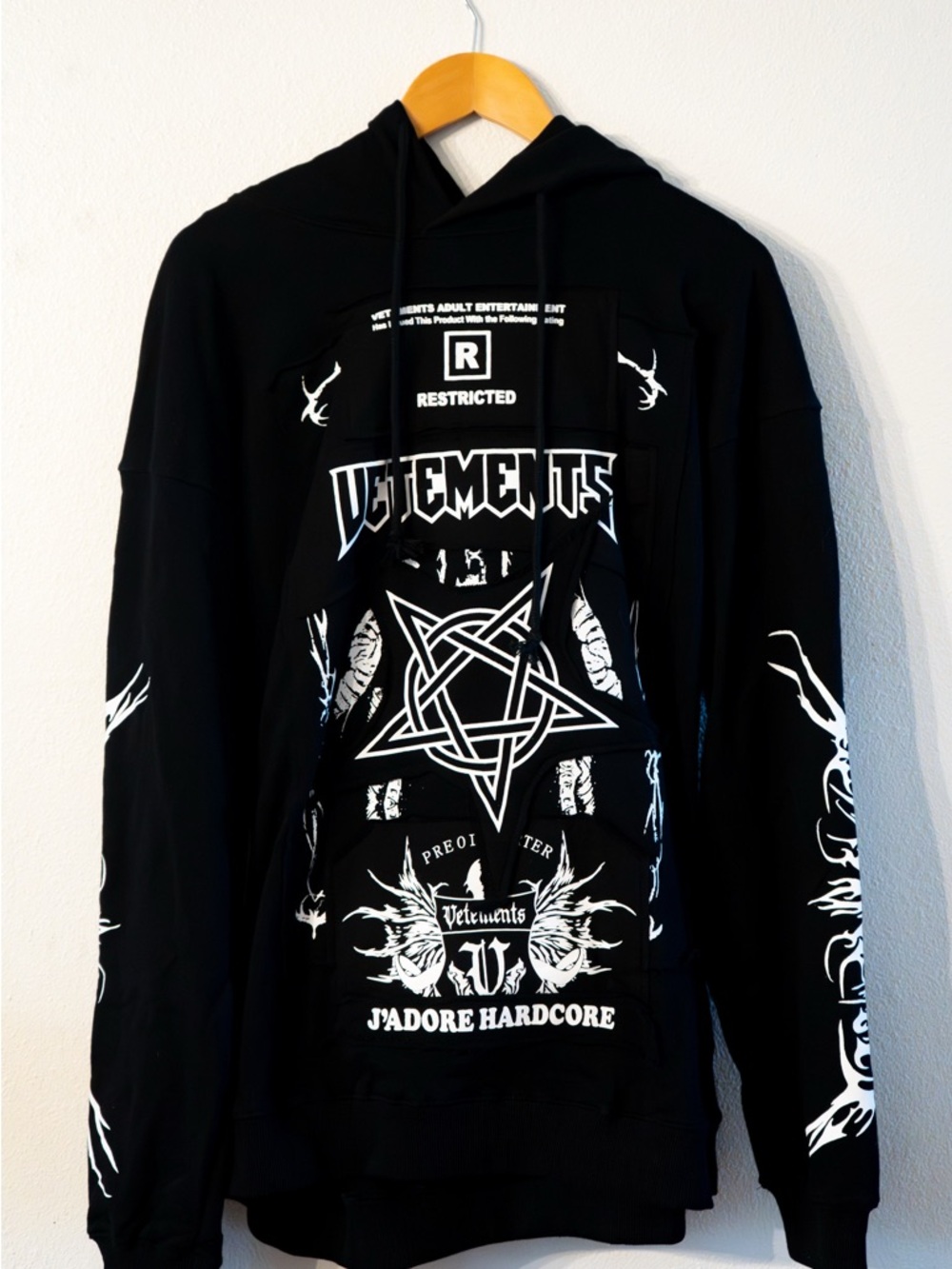 Vetements Patchwork Hoodie